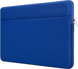 Core Tech - 13-14 Inch Padded Laptop Sleeve with Front Accessory Pocket - Klein Blue