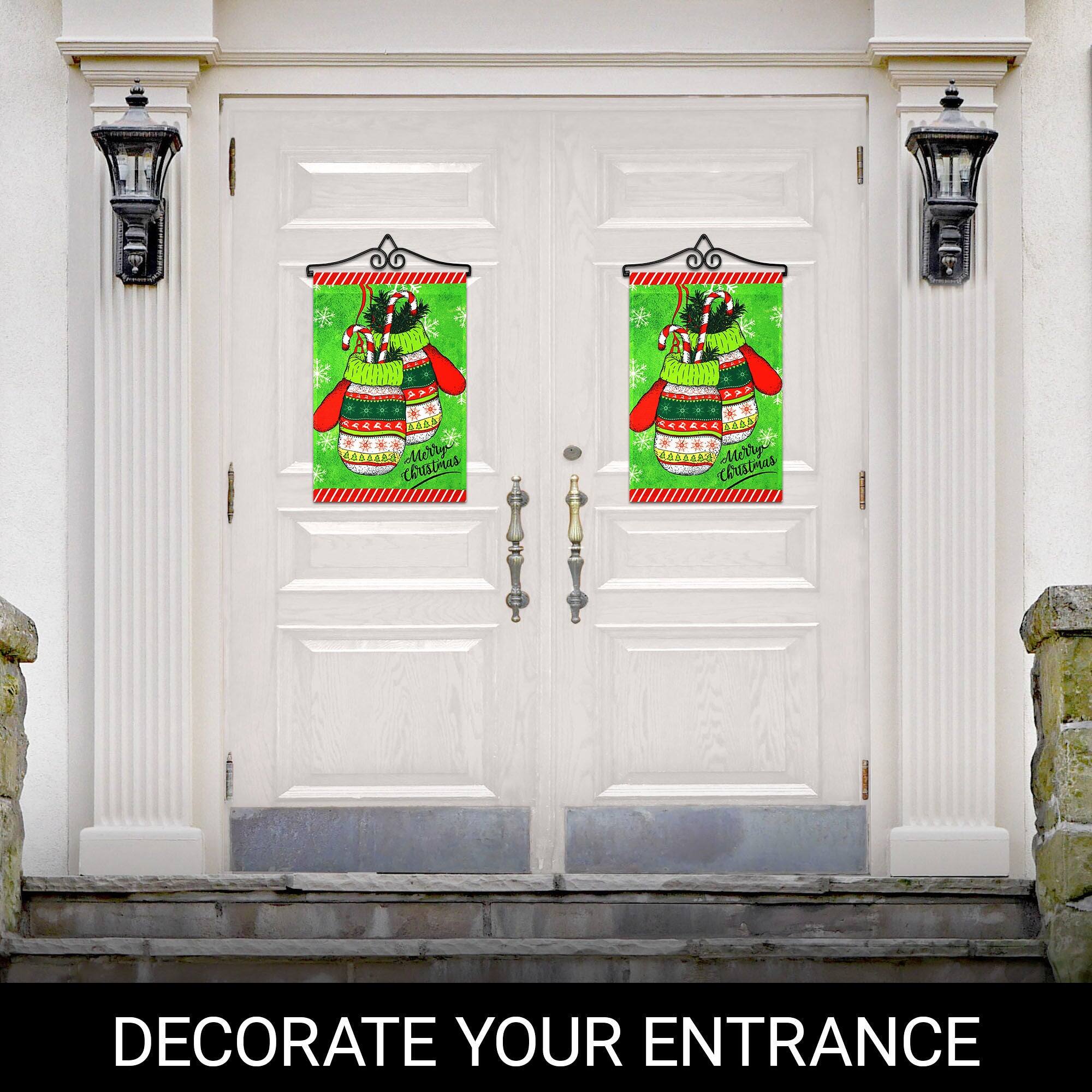 Christmas letter  
Merry Christmas  
Decorate your entrance