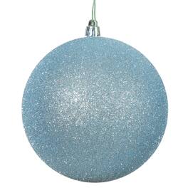 Vickerman - 10" Glitter Ball Drilled Cap - Baby Blue