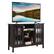 Front. Gymax - Gymax Wood TV Stand Entertainment Media Center Console for TV up to 50'' Brown - brown.