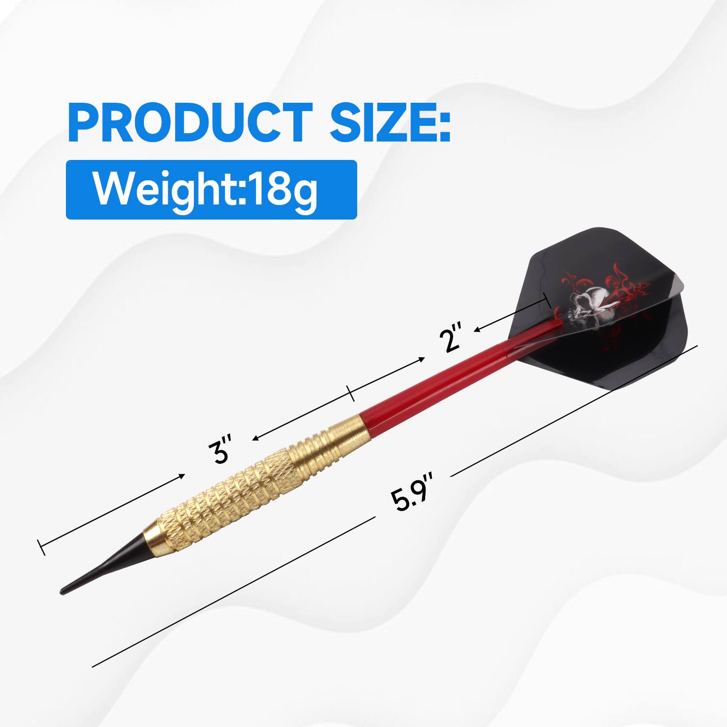 PRODUCT SIZE: 2" 3" 5.9" Weight:18g