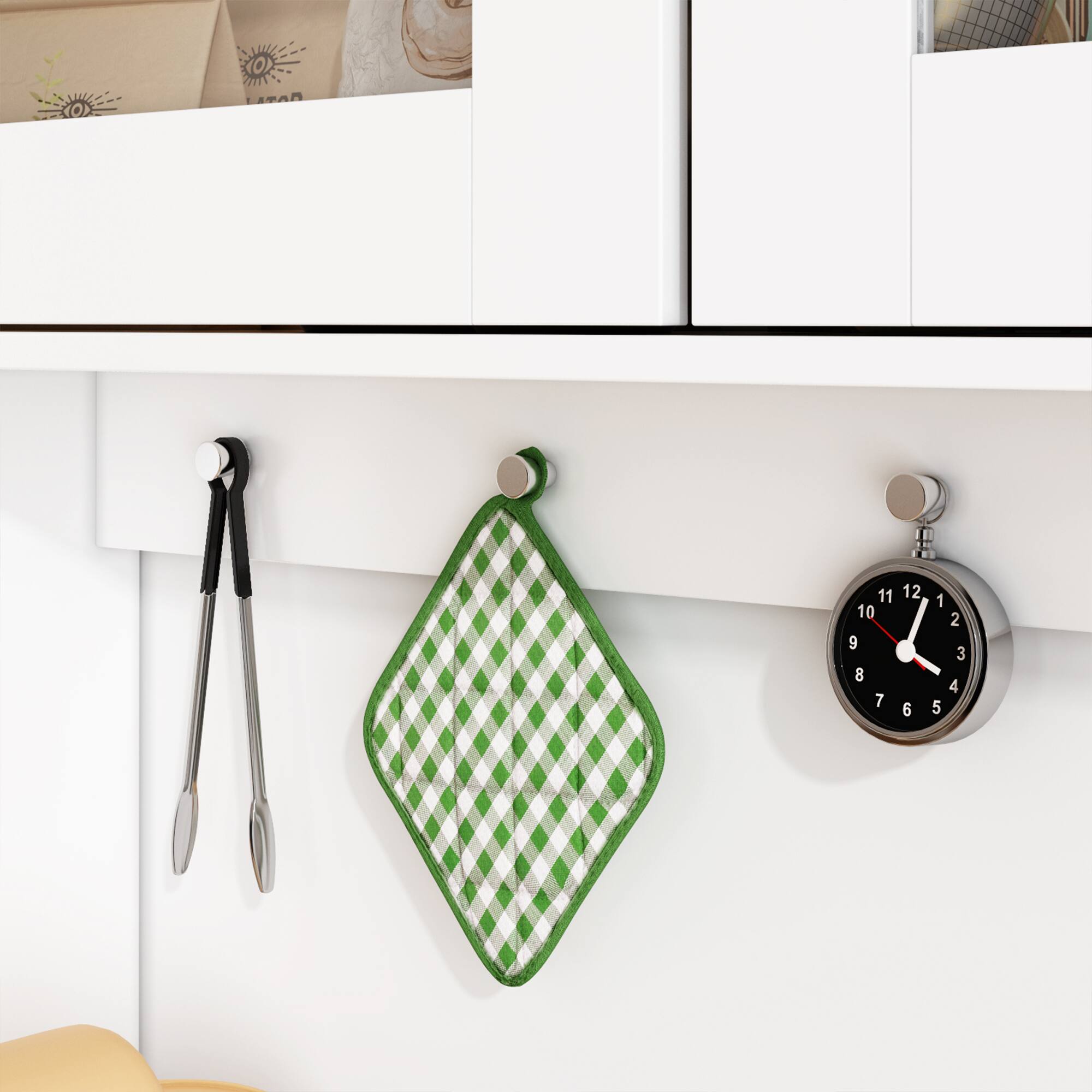 Alt View 7. FUFU & GAGA - Multi - Functional Kitchen Hutch: All - in - One Storage Pantry Cabinet for Modern Kitchens - White.