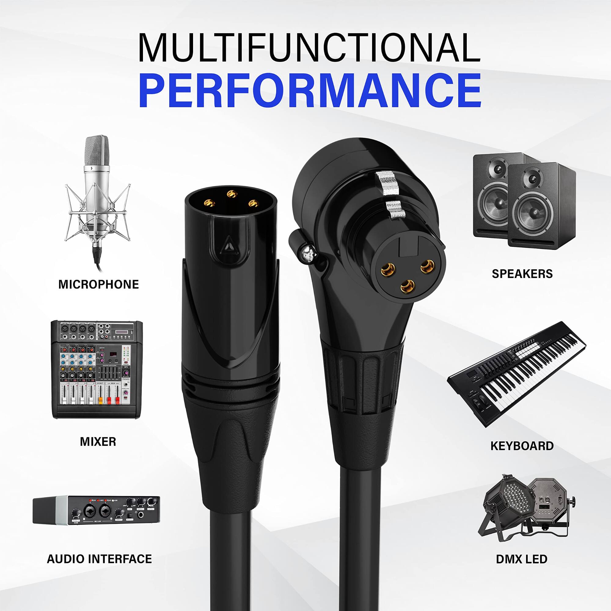 MULTIFUNCTIONAL PERFORMANCE
MICROPHONE
SPEAKERS
MIXER
KEYBOARD
AUDIO INTERFACE
DMX LED