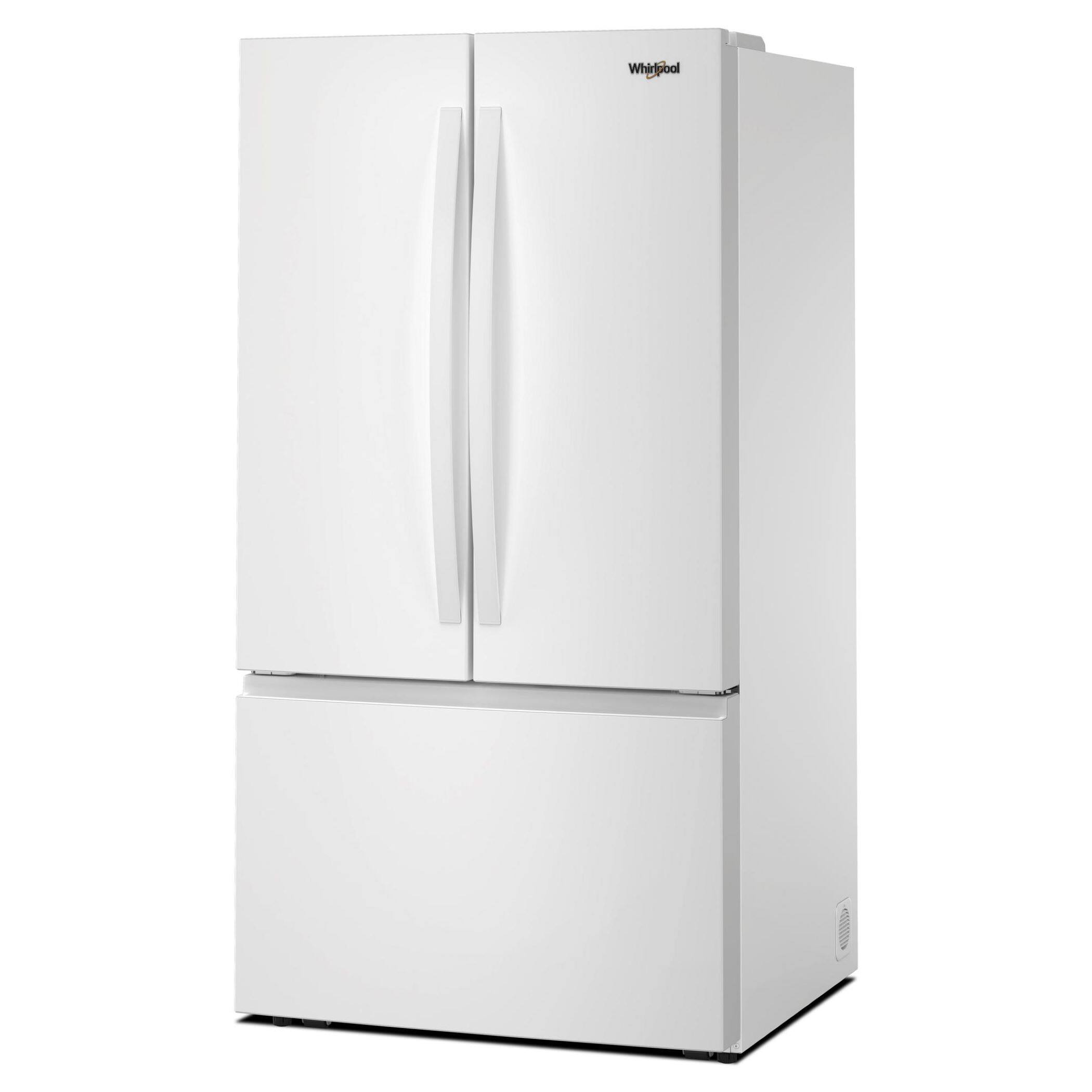 Alt View 2. Whirlpool - 30.53 cu. ft. French Door Bottom Freezer Refrigerator with More space with Family-Sized Capacity - White.