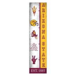 Fan Creations - Arizona State Sun Devils 6" x 24" Progression Wood Sign - Multicolor
