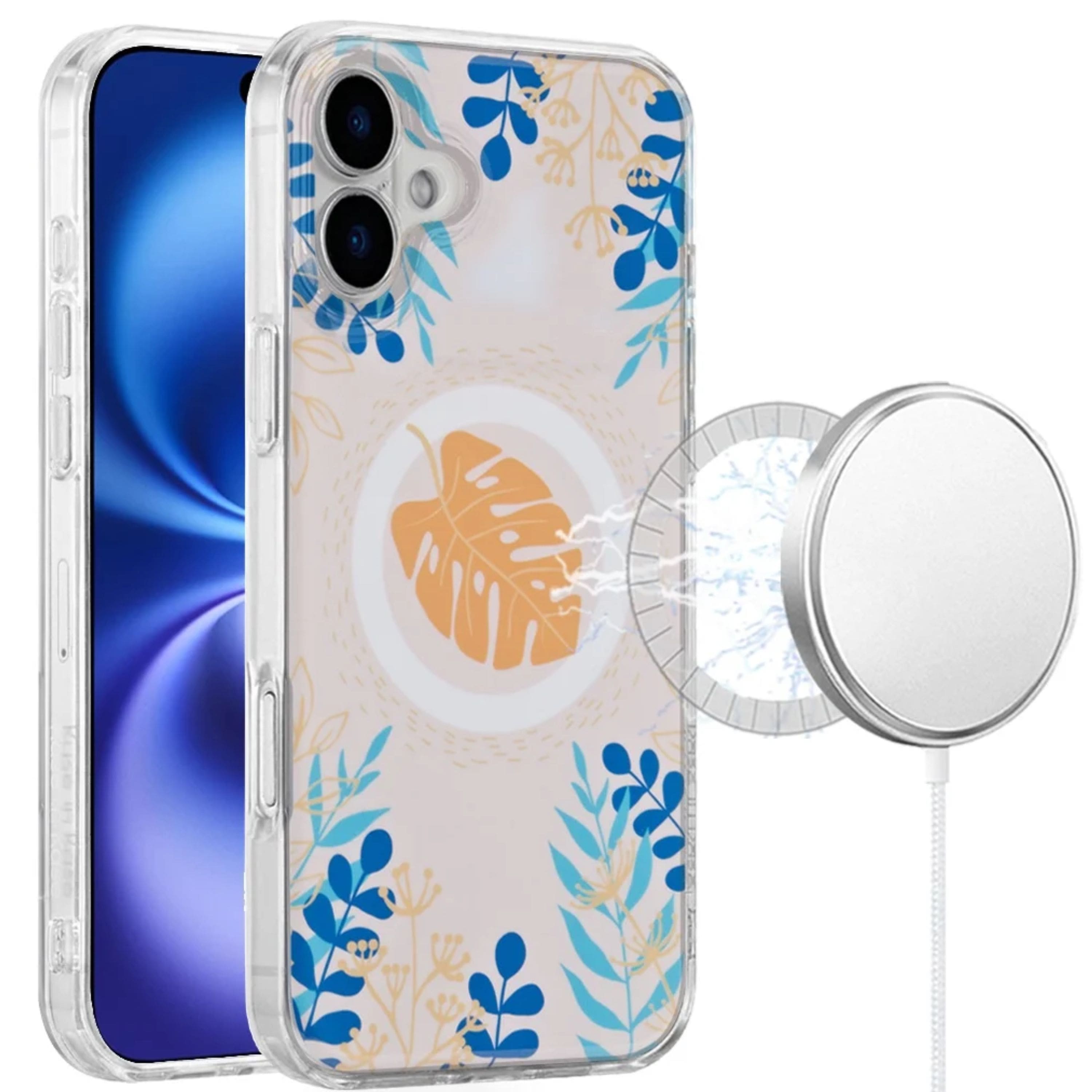 Kitcheniva - Dual Layer With Magnetic Circle Cover Plus Tempered Glass For iPhone 17 U - Multicolor price history on PriceWatchPro