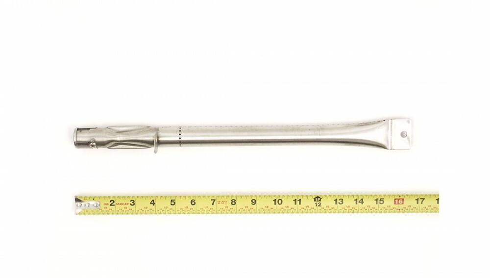 Alt View 1. Music City Metals - Music City Metals - MCM111241112 burner, pipe, ss, 16.5 x 1; BBQ Grillwar.