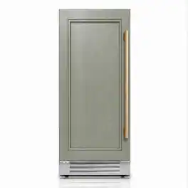 Ca'Lefort - 15 inch Panel Ready Dual Zone Wine Fridge,3 color LED Wine cooler, 28-Bottle, Built-in, (Panels Not Included) - Stainless Steel