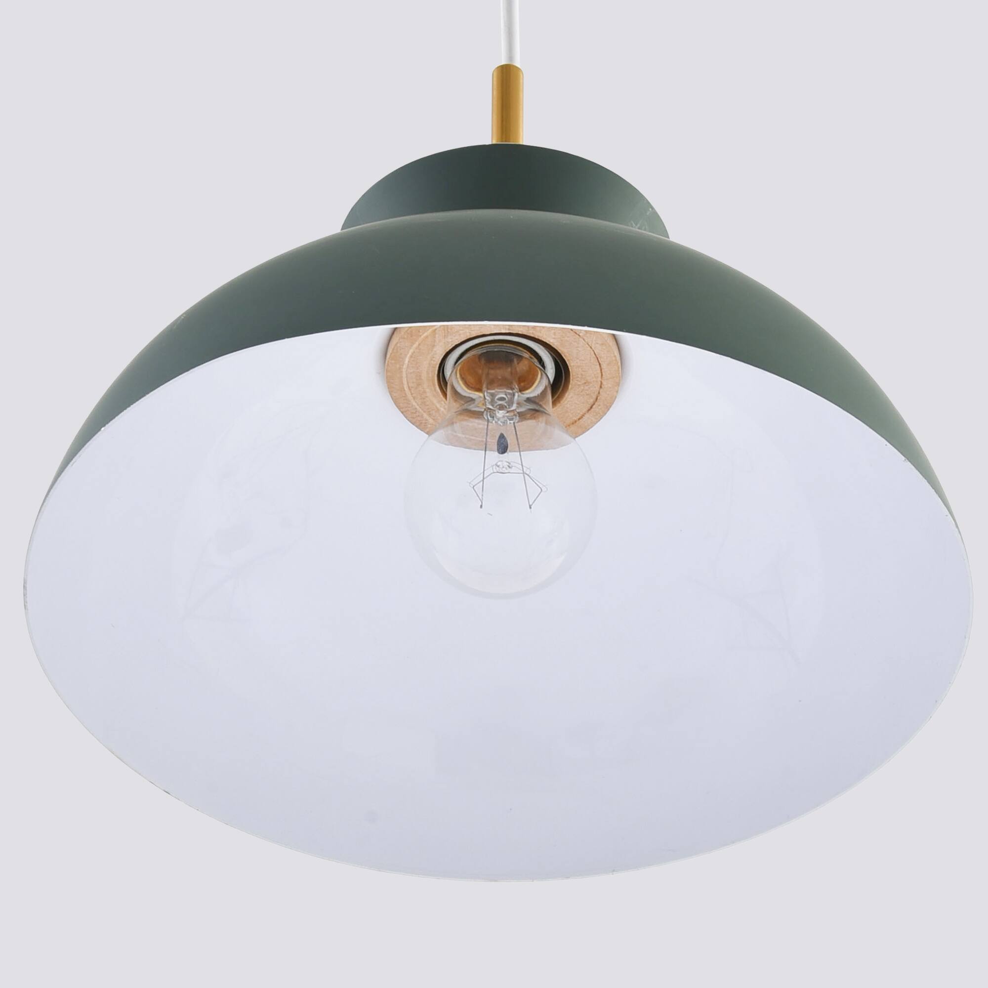 Alt View 10. Parrot Uncle - 1-Light Modern Green Hanging Pendant Light - Green.