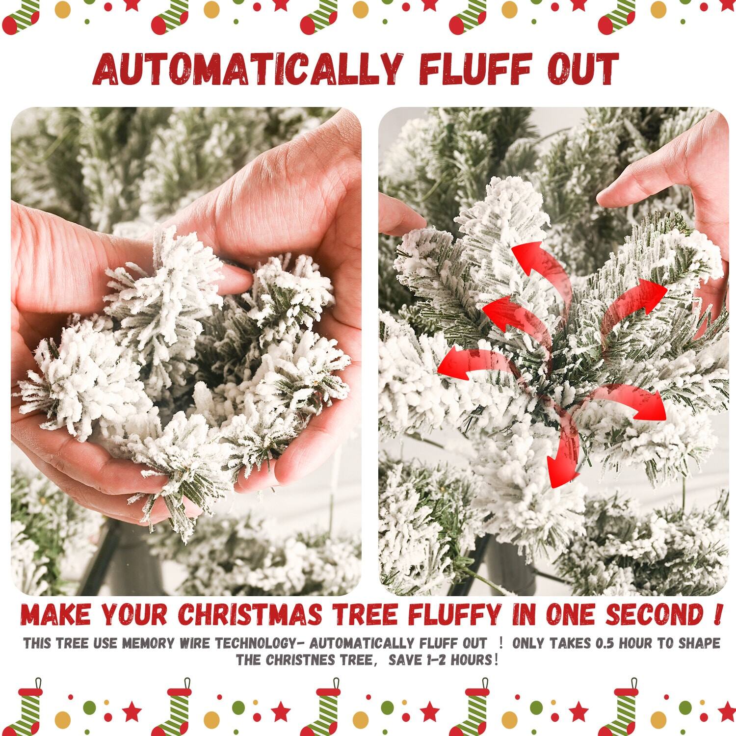 Automatically Fluff Out

Make Your Christmas Tree Fluffy in One Second!

This tree uses memory wire technology - automatically fluff out! Only takes 0.5 hour to shape the Christmas tree, save 1-2 hours!