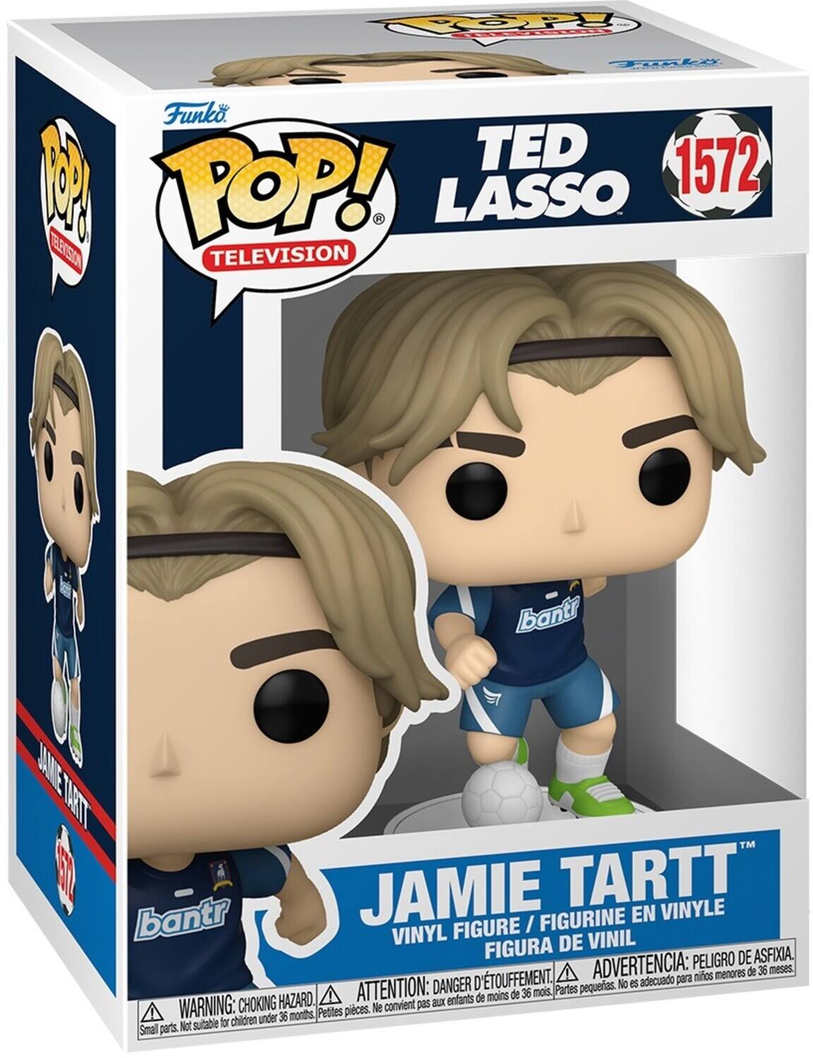 Funko POP! TED 1572 LASSO TELEVISION bantr JAMIE TARTT EN VINYLE bantr VINYL FIGURE / FIGURINE VINIL FIGURA DE PELIGRO DE ASFIXIA. D'TOUFFEMENT. ADVERTENCIA: para nios menores de 36 meses. DANGER pequeas. No es adecuado HAZARD. ATTENTION: aux enfants de moins de 36 mois, Partes WARNING: CHOKING Petites pices. Ne convient pas children under 36 months. Not suitable for Smal parts.