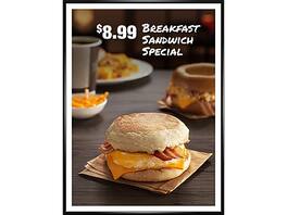 Staples - 18" x 24" Plastic Poster Frame, (SPLS-PPFRM-1824) - Black