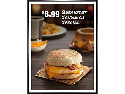 Staples - 18" x 24" Plastic Poster Frame, (SPLS-PPFRM-1824) - Black