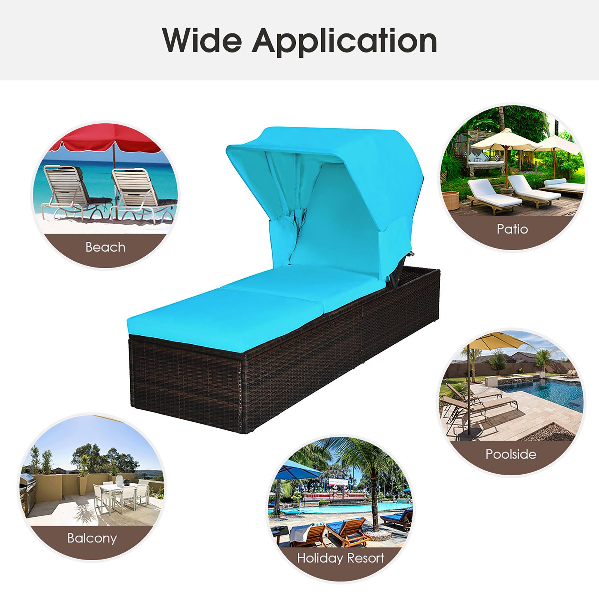 Wide Application

Beach
Patio
Poolside
Balcony
Holiday Resort