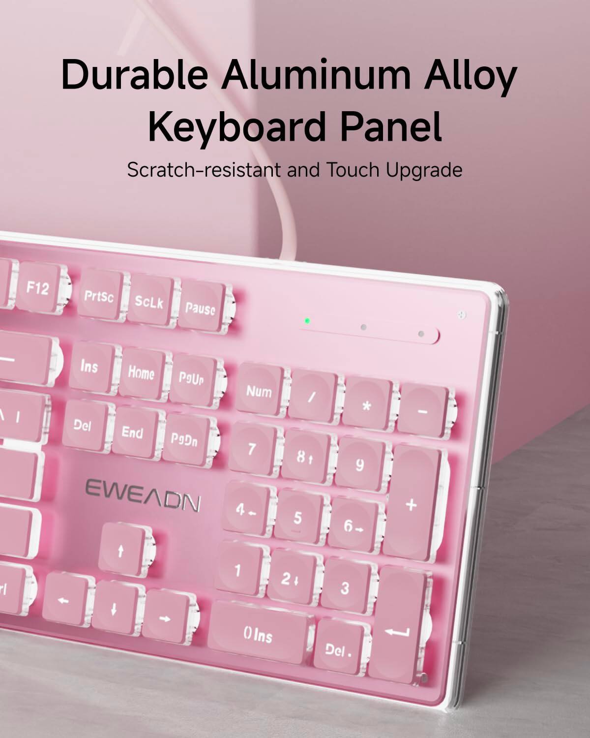 COTTAGE Eweadn Gx710s Backlit Computer Keyboards Usb With Metal Panel ...