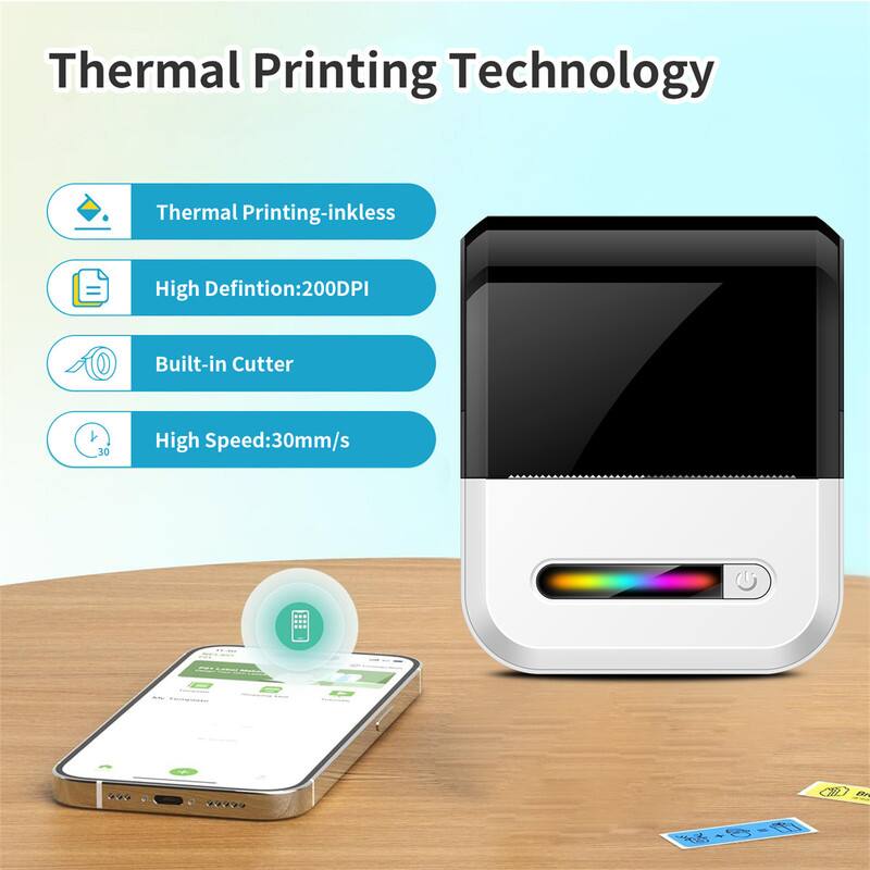 Thermal Printing Technology

- Thermal Printing-inkless
- High Definition: 200DPI
- Built-in Cutter
- High Speed: 30mm/s