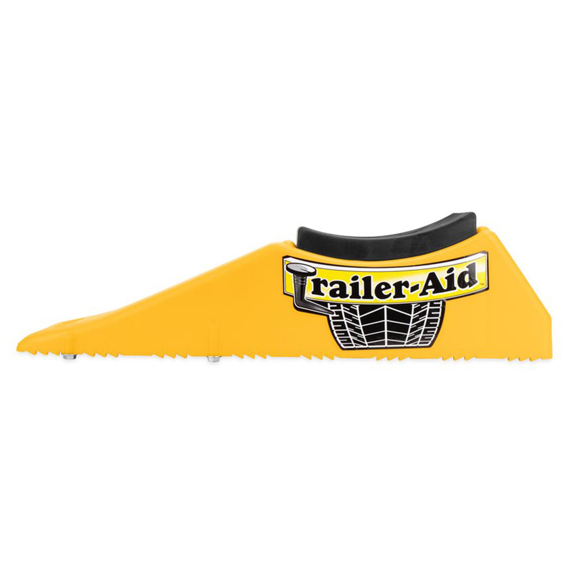 Alt View 2. Camco - Camco Trailer Aid PLUS Tandem Trailer Tire Changing Ramp with  5.5" Lift, Yellow - Yellow.