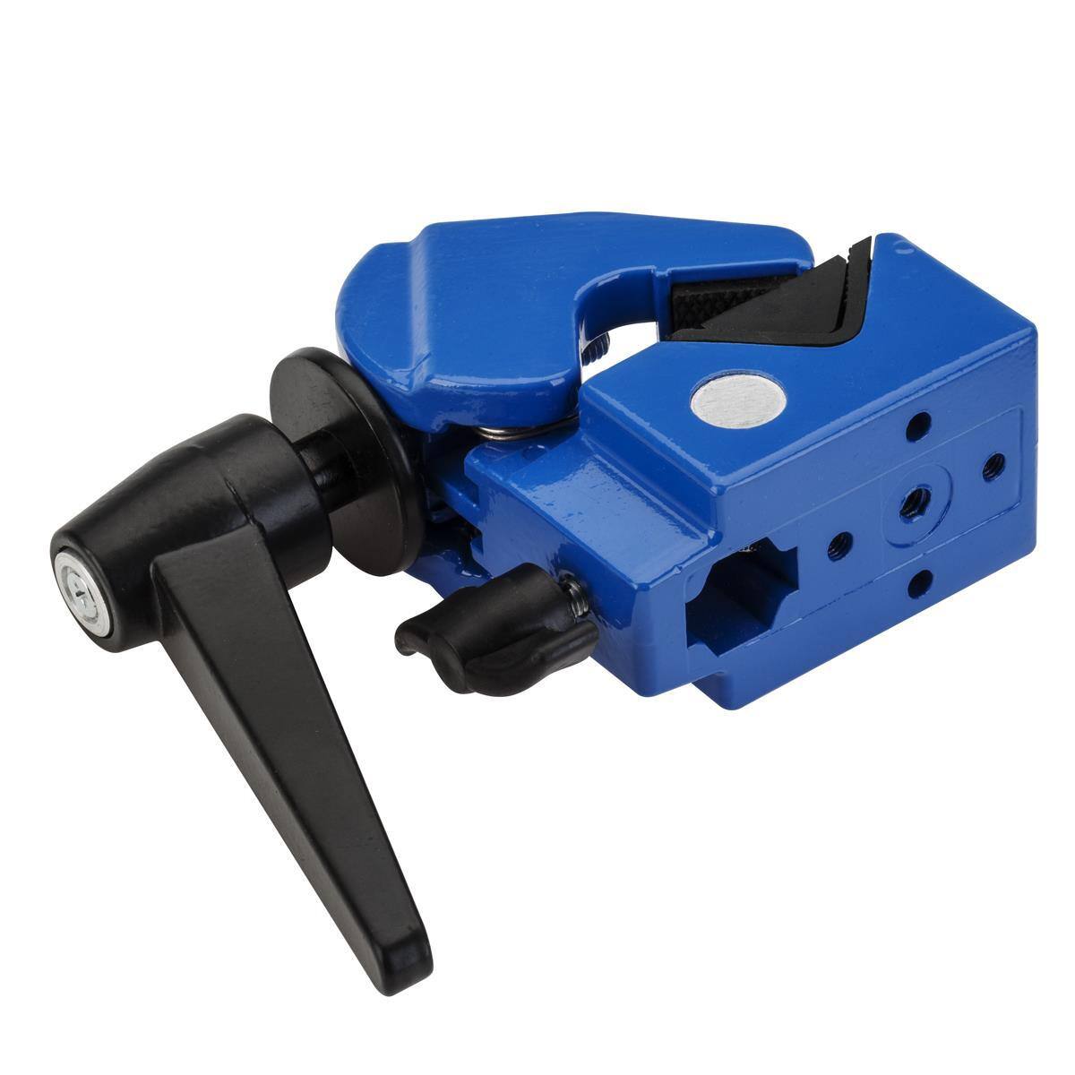 Alt View 2. Flashpoint - Flashpoint Super Clamp, Blue, No Stud.