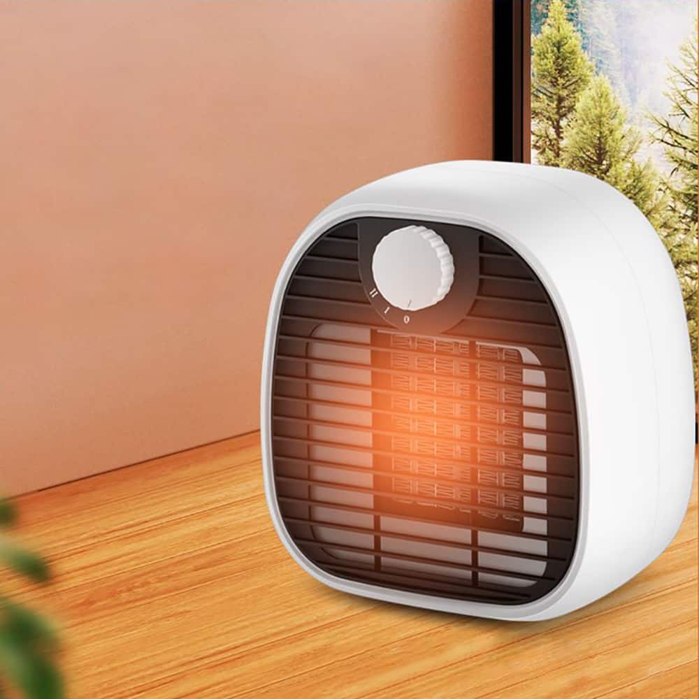 Akoasm - Mini Ceramic Heater - Quiet Fast Heating Personal Space Heater for Desk, Bedroom & Indoor Use with Auto Shut-Off