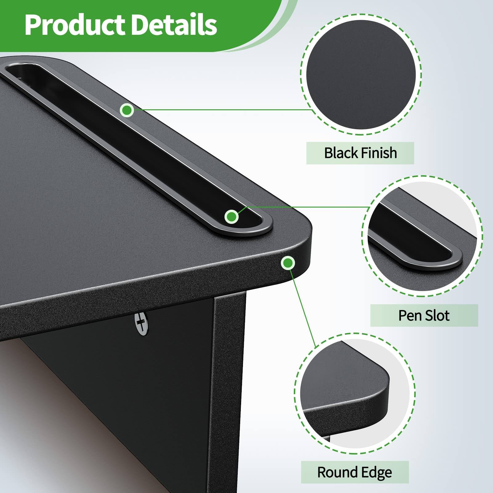 Product Details

- Black Finish
- Pen Slot
- Round Edge