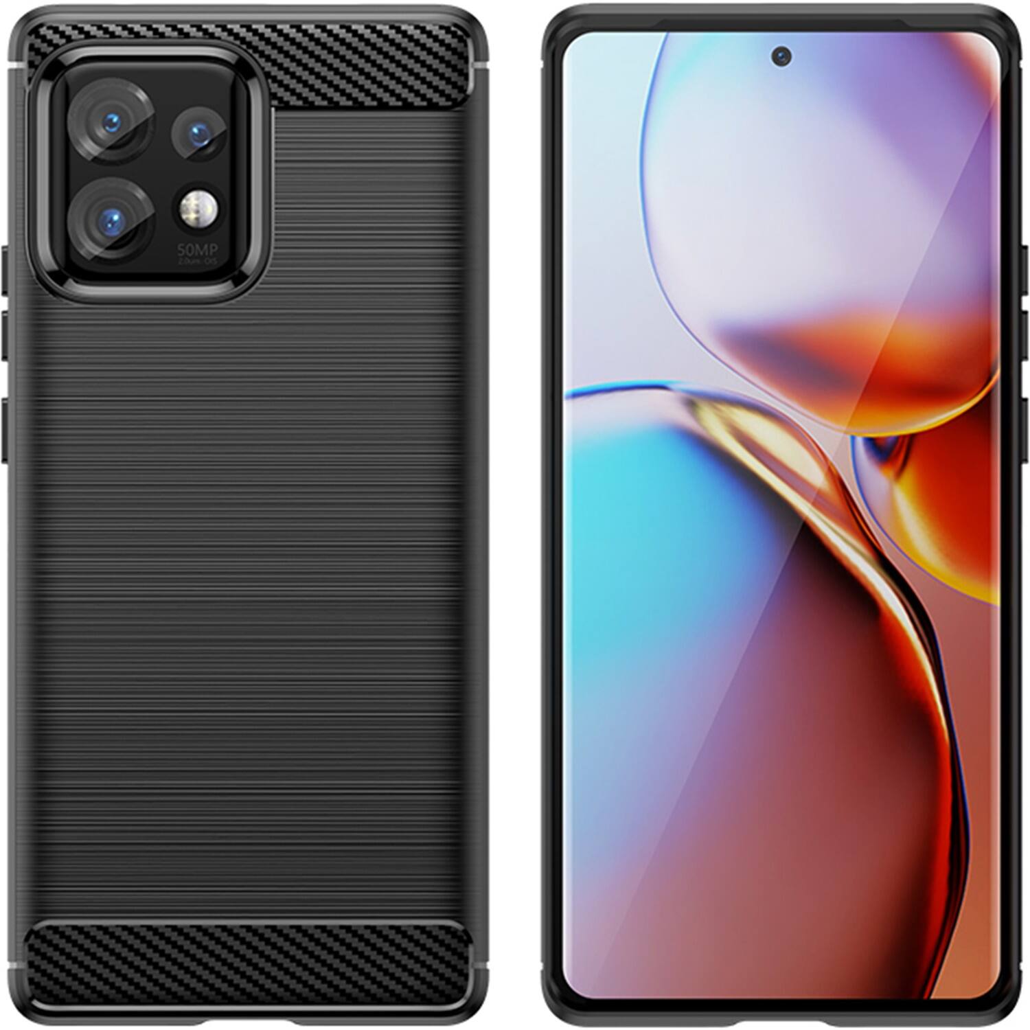 Alt View 12. SaharaCase - Anti-Slip Series Case for Motorola Edge+ (2023) - Black.