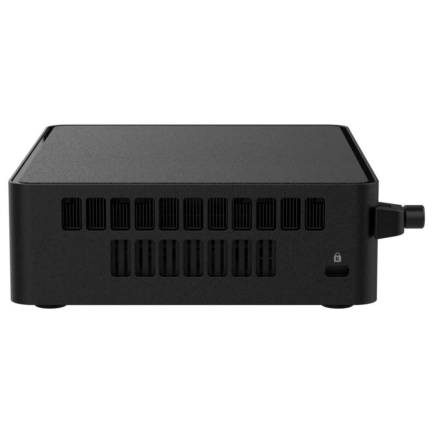 Angle. ASUS - ASUS NUC 16 Pro NUC16GDKU7 Mini PC - Intel Core Ultra 7 356H, 16GB RAM, 8TB SSD, Intel Graphics, Windows 11 Pro - Black.