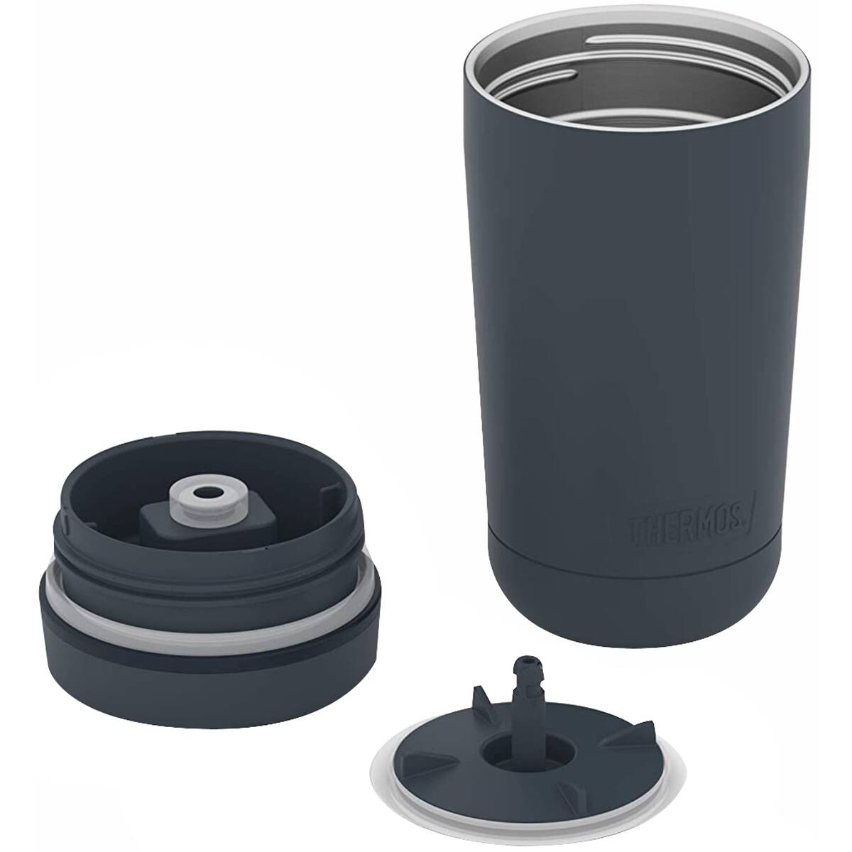 Alt View 3. Thermos - Thermos 12 oz. Alta Stainless Steel Tumbler - Lake Blue - Blue.