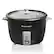 Front. Hamilton Beach - 30-Cup Rice Cooker - Black.