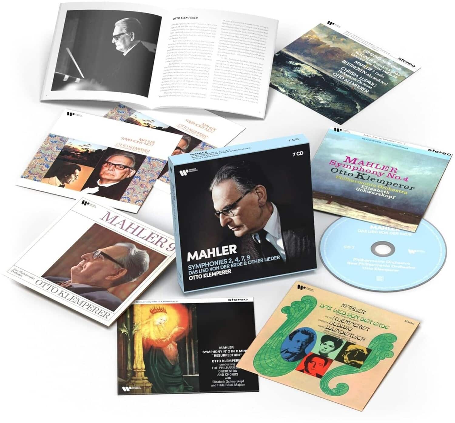 Otto Klemperer - Mahler: Symphonies Nos. 2, 4, 7, 9, Das Lied von der Erde & other Lied   - COMPACT DISCS [CD] price history on PriceWatchPro