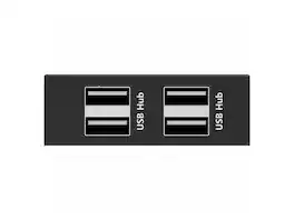 Rocstor - 4 Port USB 2.0 Over Cat5/Cat6/Cat6a Extender Bus Up to 492ft Y10G004B1