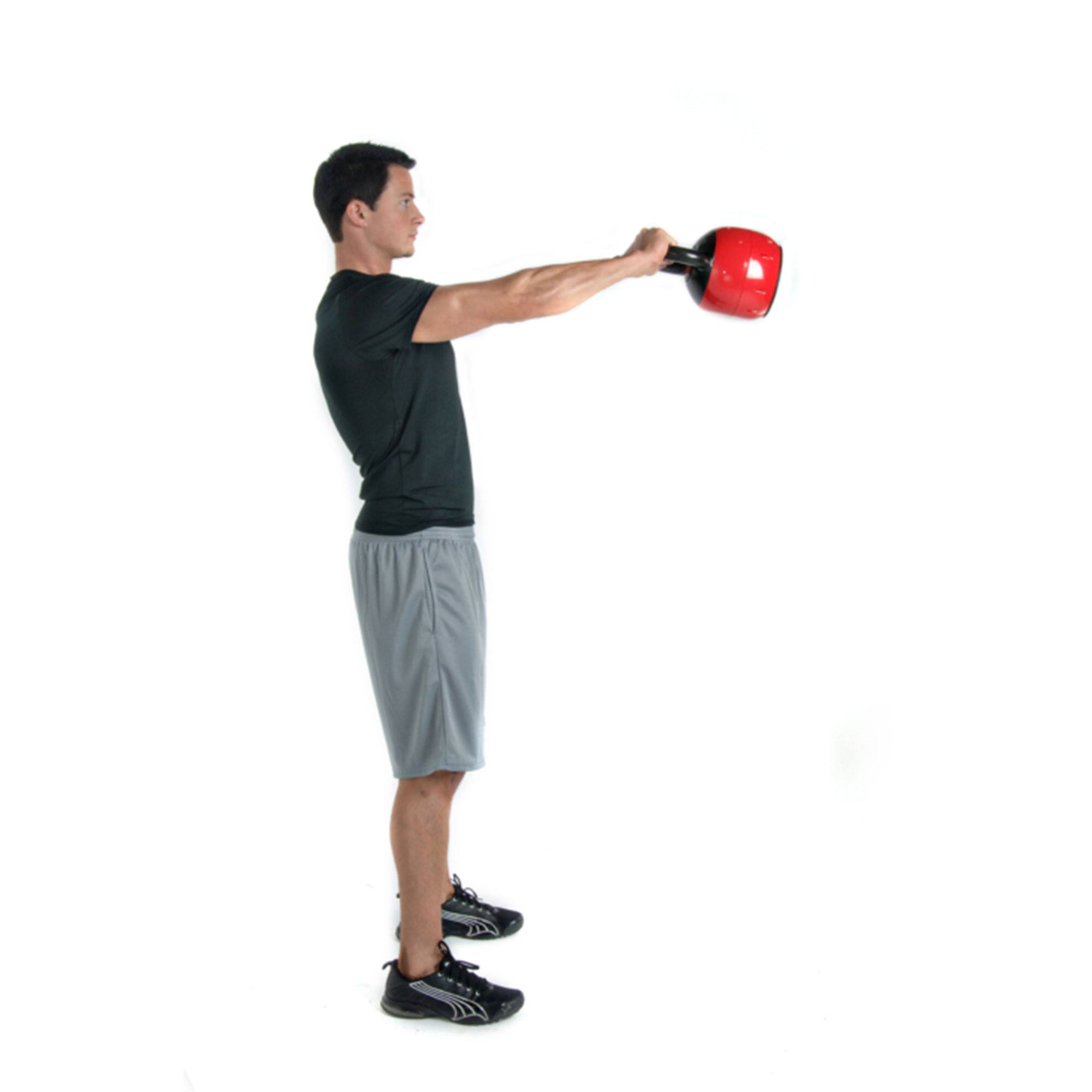 Alt View 2. Stamina Products - Stamina Products 05-3036 Versa Bell 16 to 36 Pound Adjustable Kettlebell Set - Red.