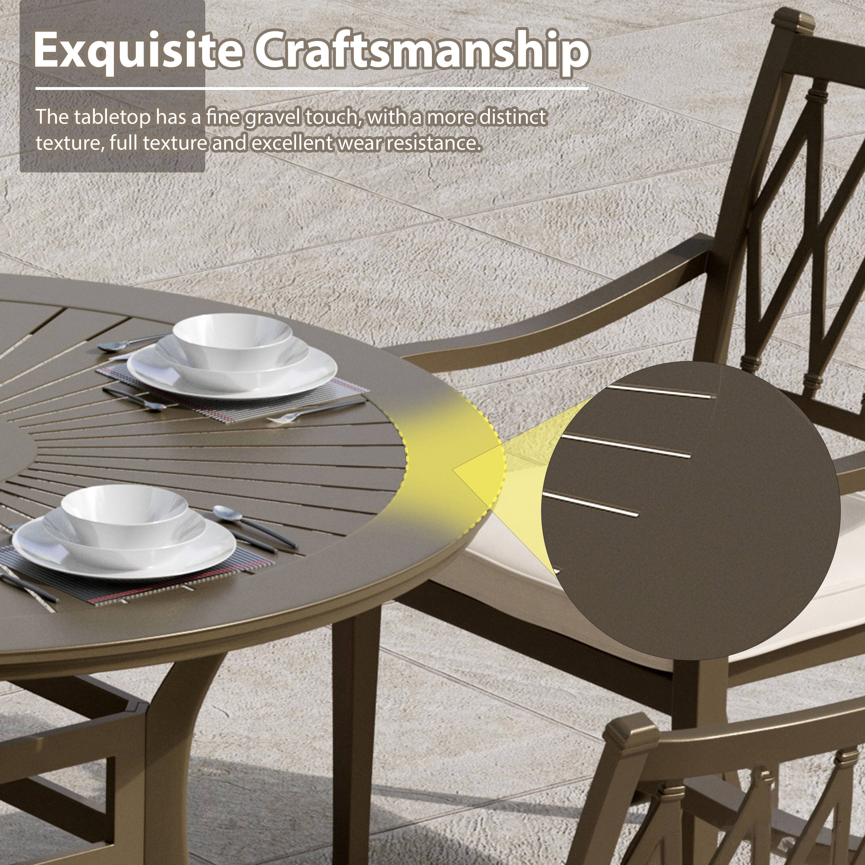 Exquisite Craftsmanship

The tabletop has a fine gravel touch, with a more distinct texture, full texture and excellent wear resistance.