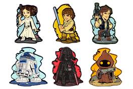 Star Wars - Derek Laufman Collector Series Enamel Pins, Set of 6 - Multicolored