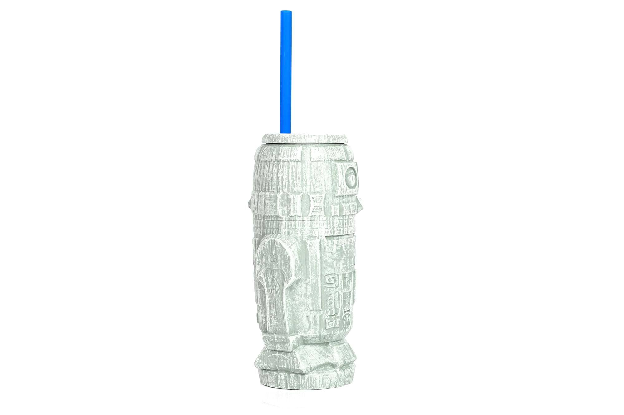 Alt View 1. Star Wars - Geeki Tikis Star Wars R2-D2 Plastic Tumbler | Holds 21 Ounces - White.