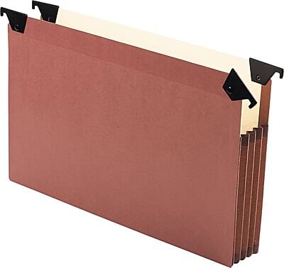 Alt View 1. Pendaflex -  Premium Reinforced Letter Size, Expanding File With 3 1/2" Expansion, Redrope, 5/Box  - Brown.