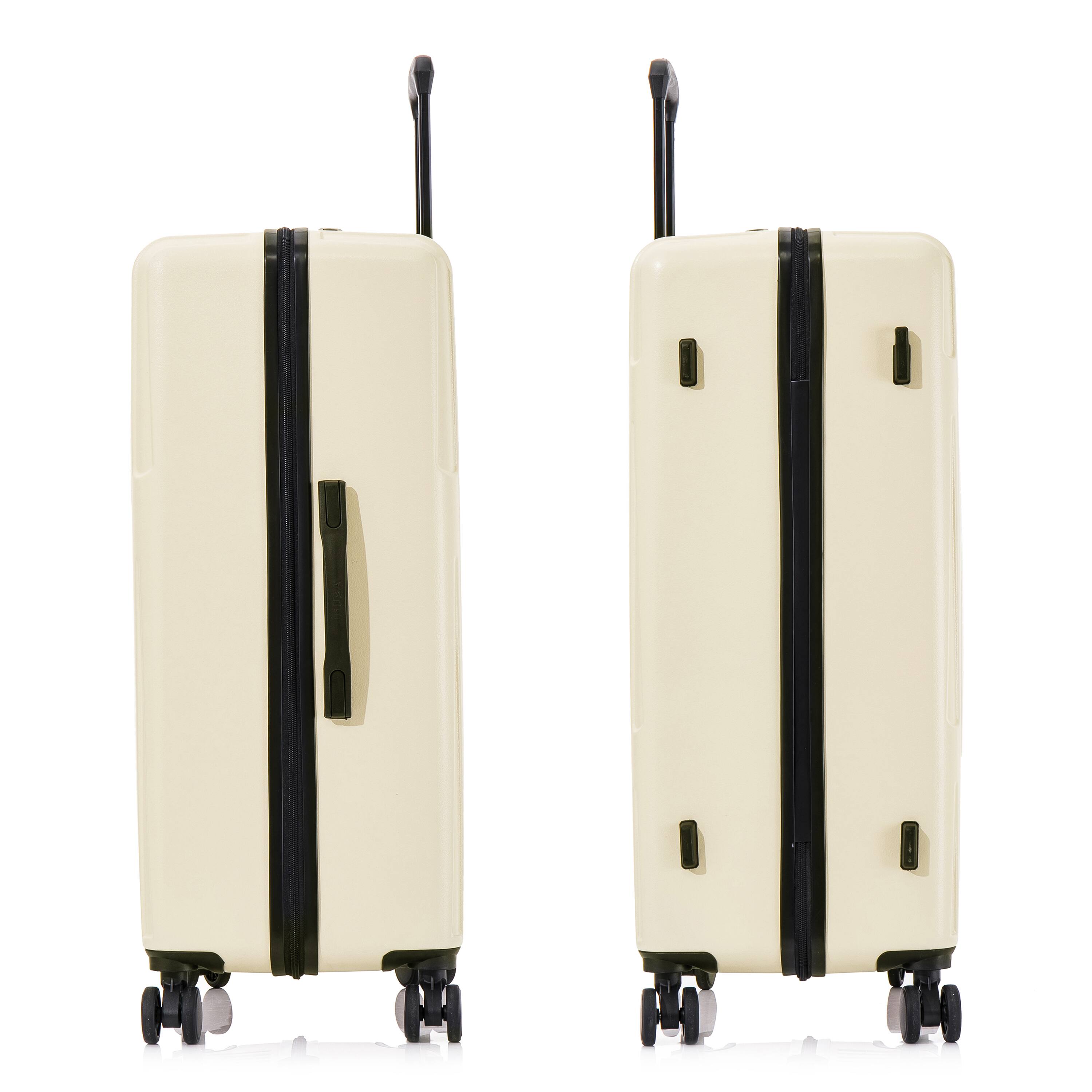 Alt View 3. InUSA - Drip lightweight hardside spinner 3 Piece Luggage Set  20"/24"/28" - SAND.