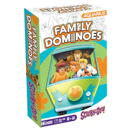 FAMILY DOMINOES
AQUARIUS
SCOOBY-DOO!
1-5 PLAYERS
15-20 min
8+ YRS
