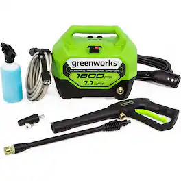 Greenworks - 1800 PSI (1.1 GPM) Electric Pressure Washer PWMA Certified - Green