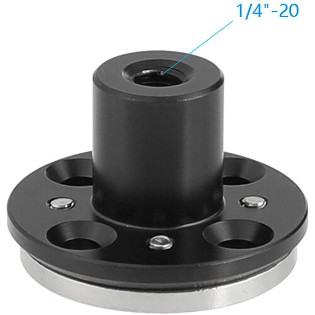 Alt View 2. CAMVATE - CAMVATE ARRI Rosette Mount M6 Female Thread Mount with 15mm Micro Rod.