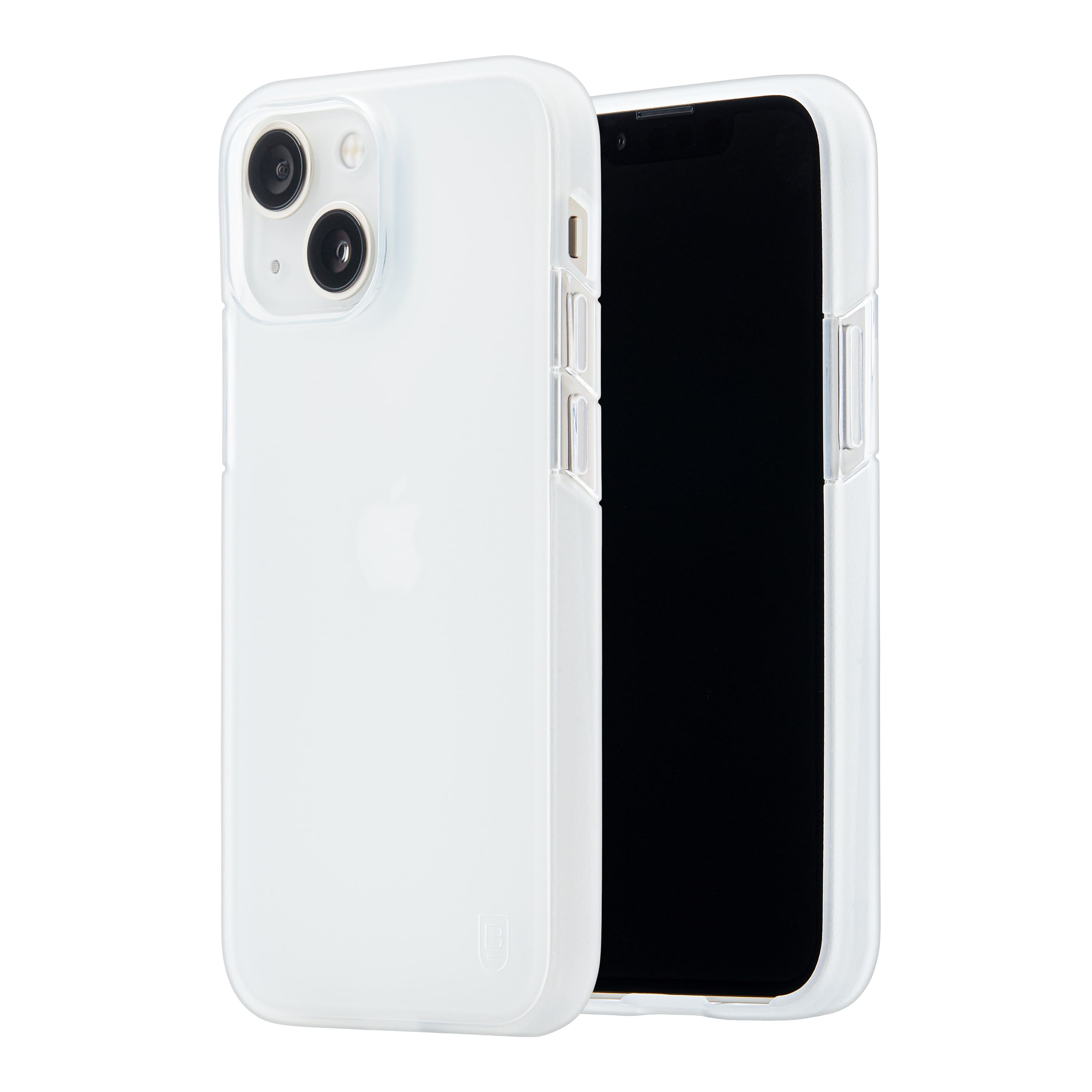 Front. BodyGuardz - Solitude Case for Apple iPhone 13 Mini with Pureguard - Clear.