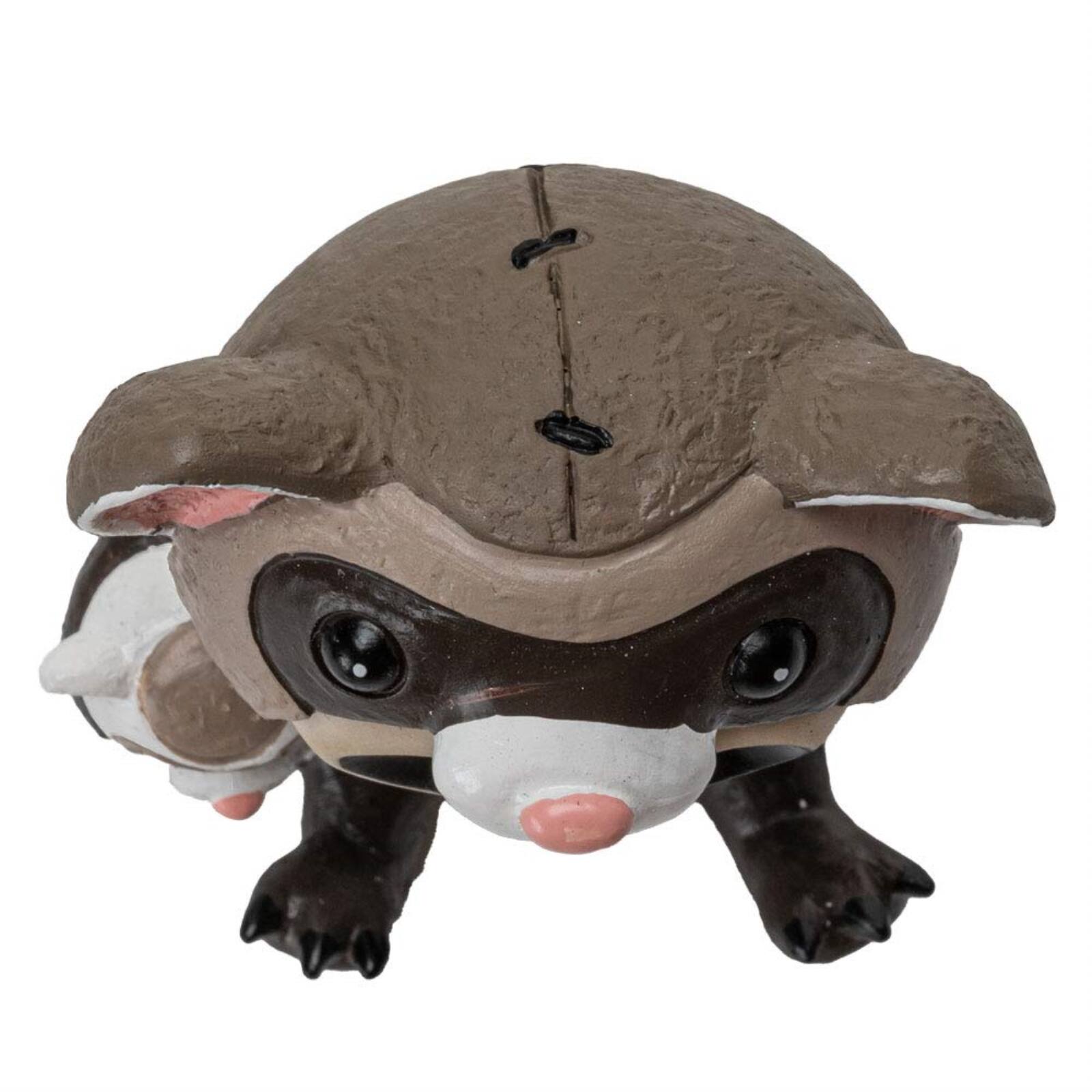 Left. Pacific Trading - Furrybones Ferris Skeleton in Ferret Costume Figurine 3 inch - Brown.