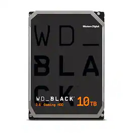 WD - _BLACK 10TB 3.5" SATA III Internal Gaming Hard Drive, 512MB Cache