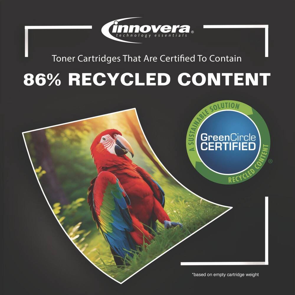 Innovera Technology Essentials

Toner Cartridges That Are Certified To Contain

86% RECYCLED CONTENT

GreenCircle Certified

Sustainable Solution
Recycled Content

*based on empty cartridge weight