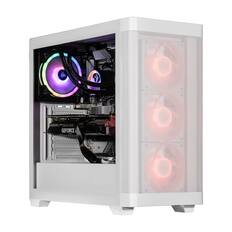 Front. Velztorm - White Pilum Desktop PC (Ryzen 7 5700X, 32GB, 1TB SSD, GeForce RTX 5060, WiFi 5, Bluetooth 5.0, Win 11 Home) - White.