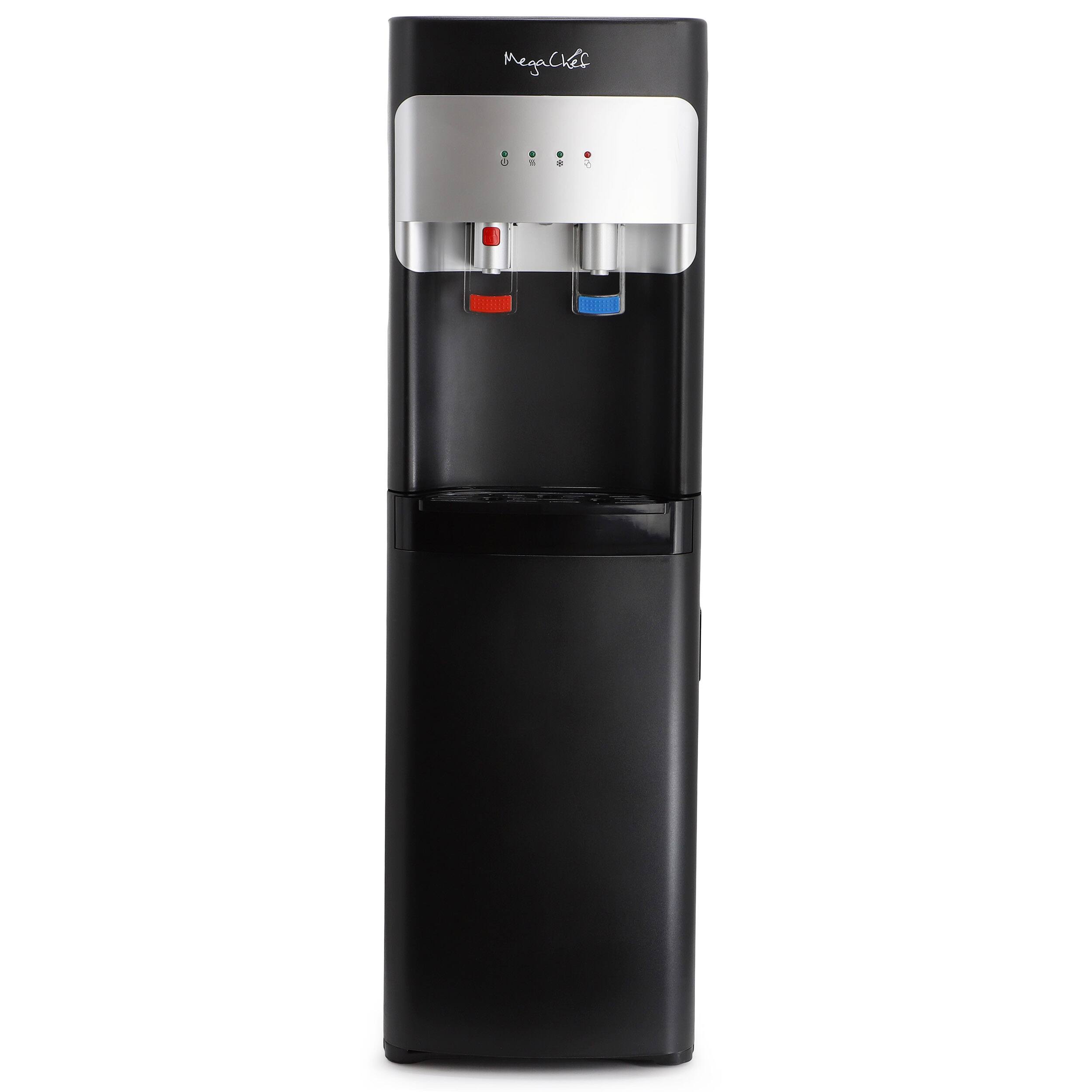 Alt View 1. MegaChef - MegaChef Bottom Load Hot and Cold Water Dispenser in Black - Black.