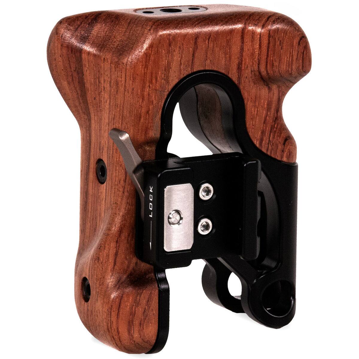 Alt View 5. Tilta - Tilta Tilta Left Side Wooden Handle - Black Type 4.