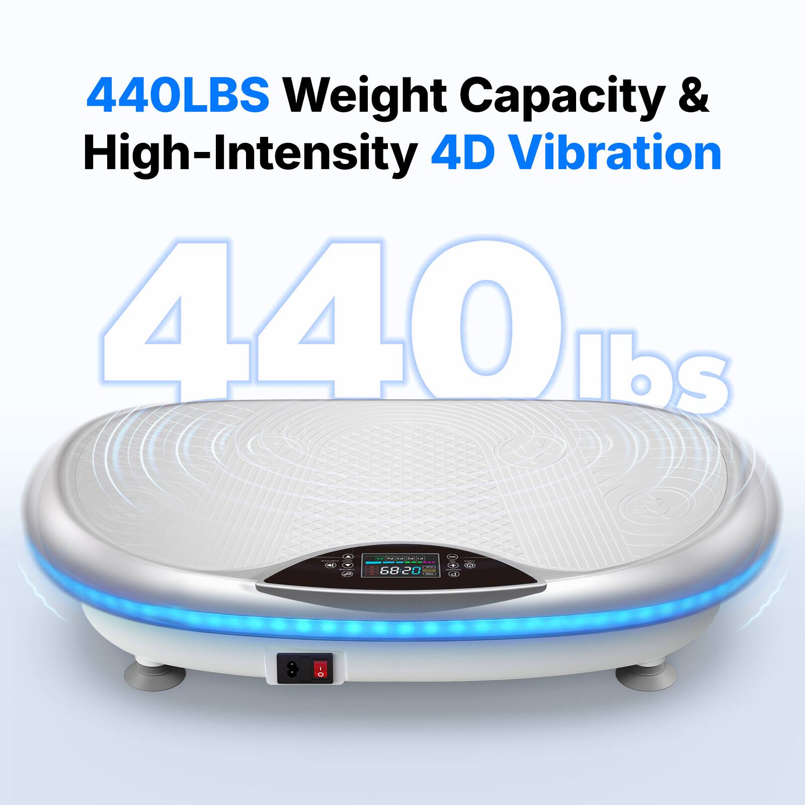 440LBS Weight Capacity & High-Intensity 4D Vibration

440 lbs