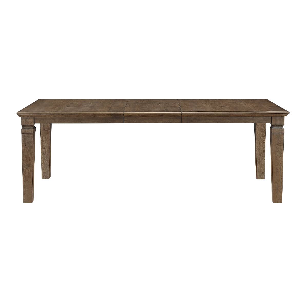 Loheer Extendable Dining Table, Wood, Seats 6, 42 x 66 to 84 Inches ...
