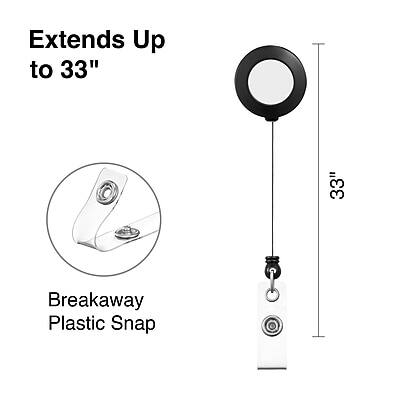 Extends Up to 33"

Breakaway Plastic Snap