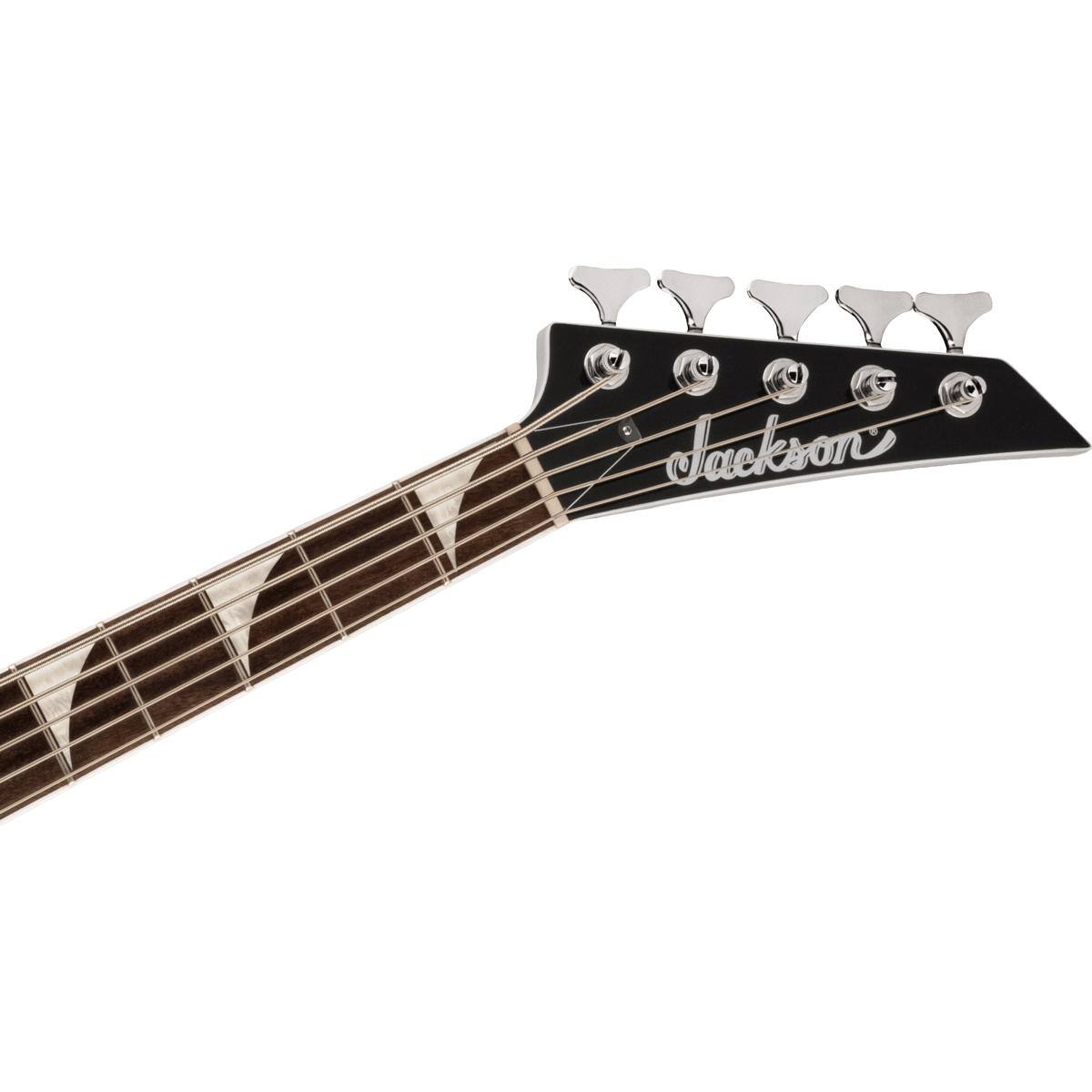 Alt View 5. Jackson - Jackson X Concert Bass CBXNT DX V 5-String Bass Guitar, Snow White.